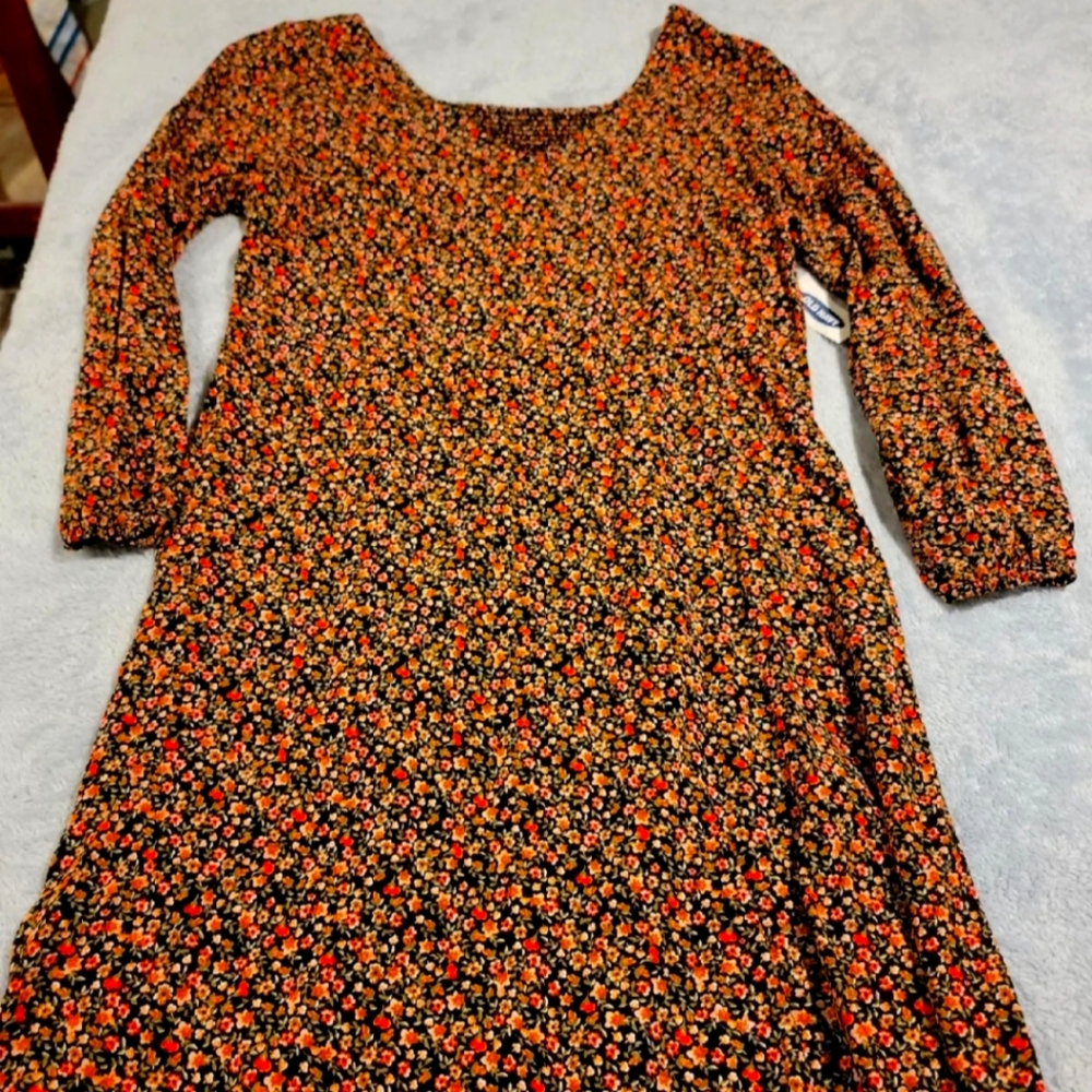 Floral dress longsleeve